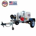 Fna Group SimpsonÂ Mobile Trailer Gas Pressure Washer W/Honda Engine, 3200 PSI, 2.8 GPM, 3/8" Hose 95000